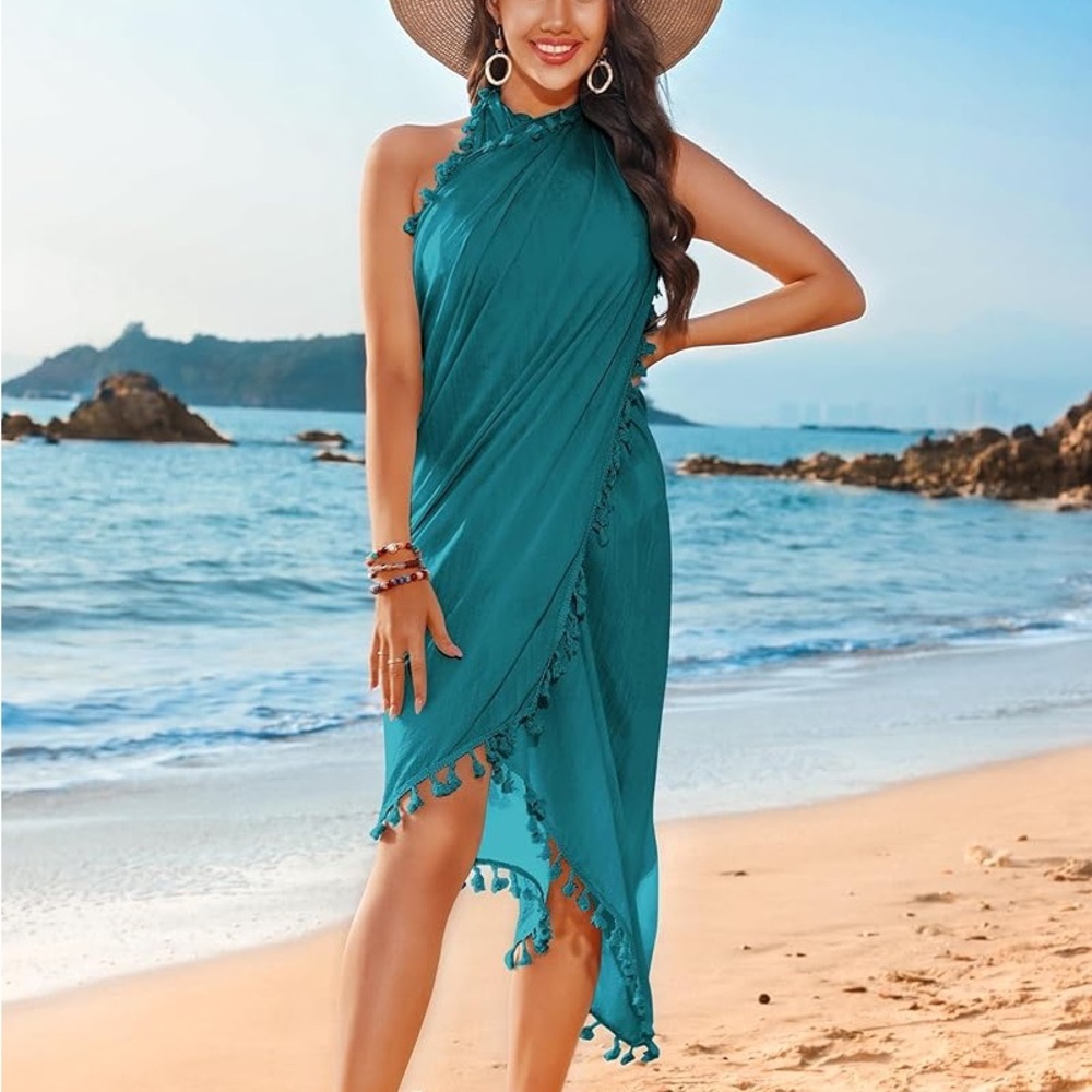 Bikini Bathing Beach Coverups - image 2